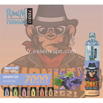 Randm Tornado 7000puffs E-Cigarette Poland jetable